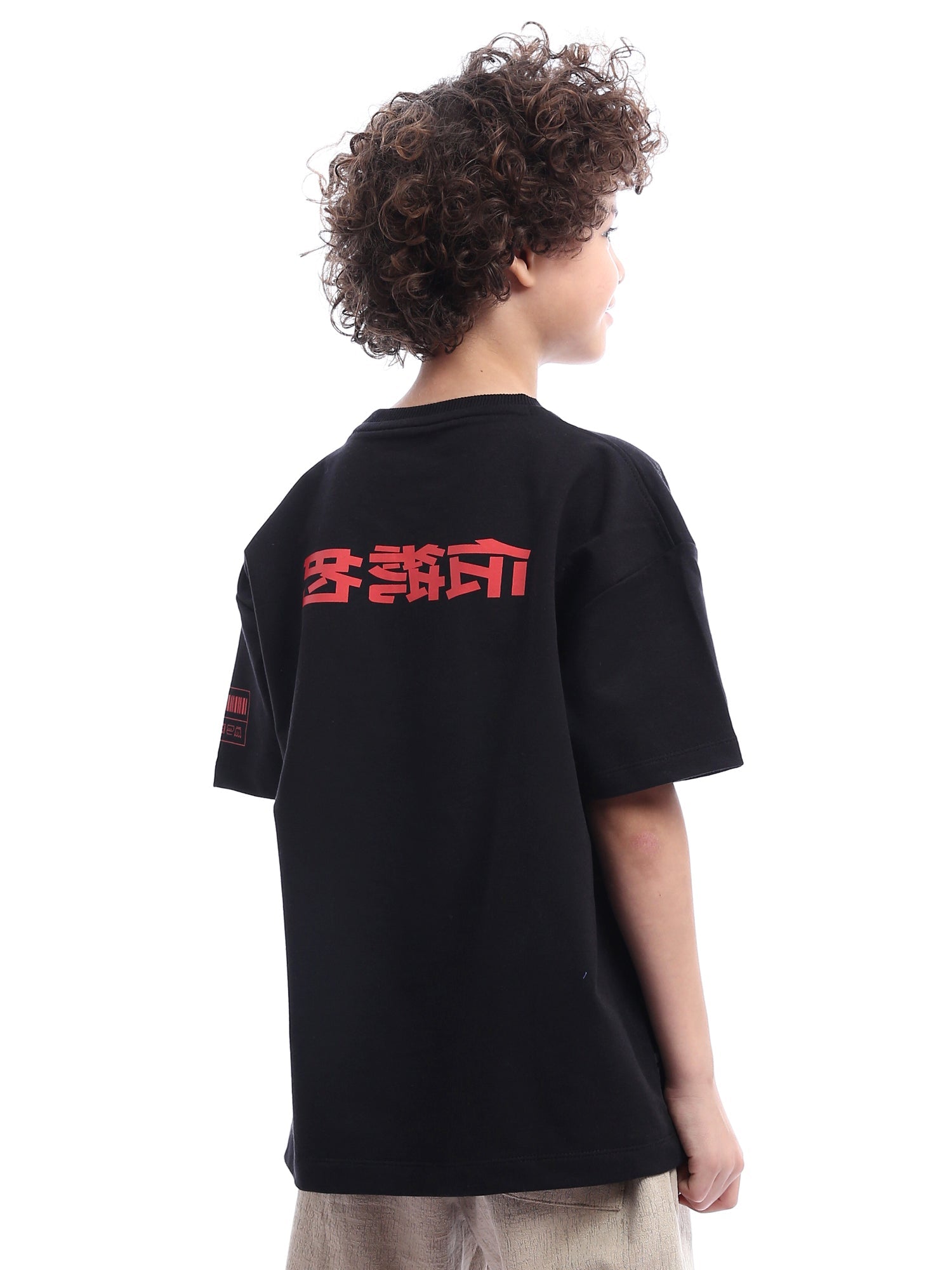 T-shirt pour garçon décoré oversize avec impression moderne - Design confortable et attrayant - TSH24SPRO20069TB1
