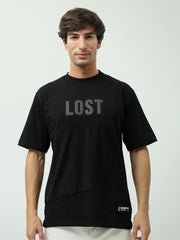 T-shirt homme design moderne avec imprimé "LOST" - TSH24SPRO20070TM1