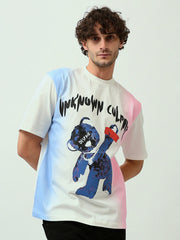 T-shirt Homme Oversize Imprimé Ours Graphique – TSH24SPRO20092TM1