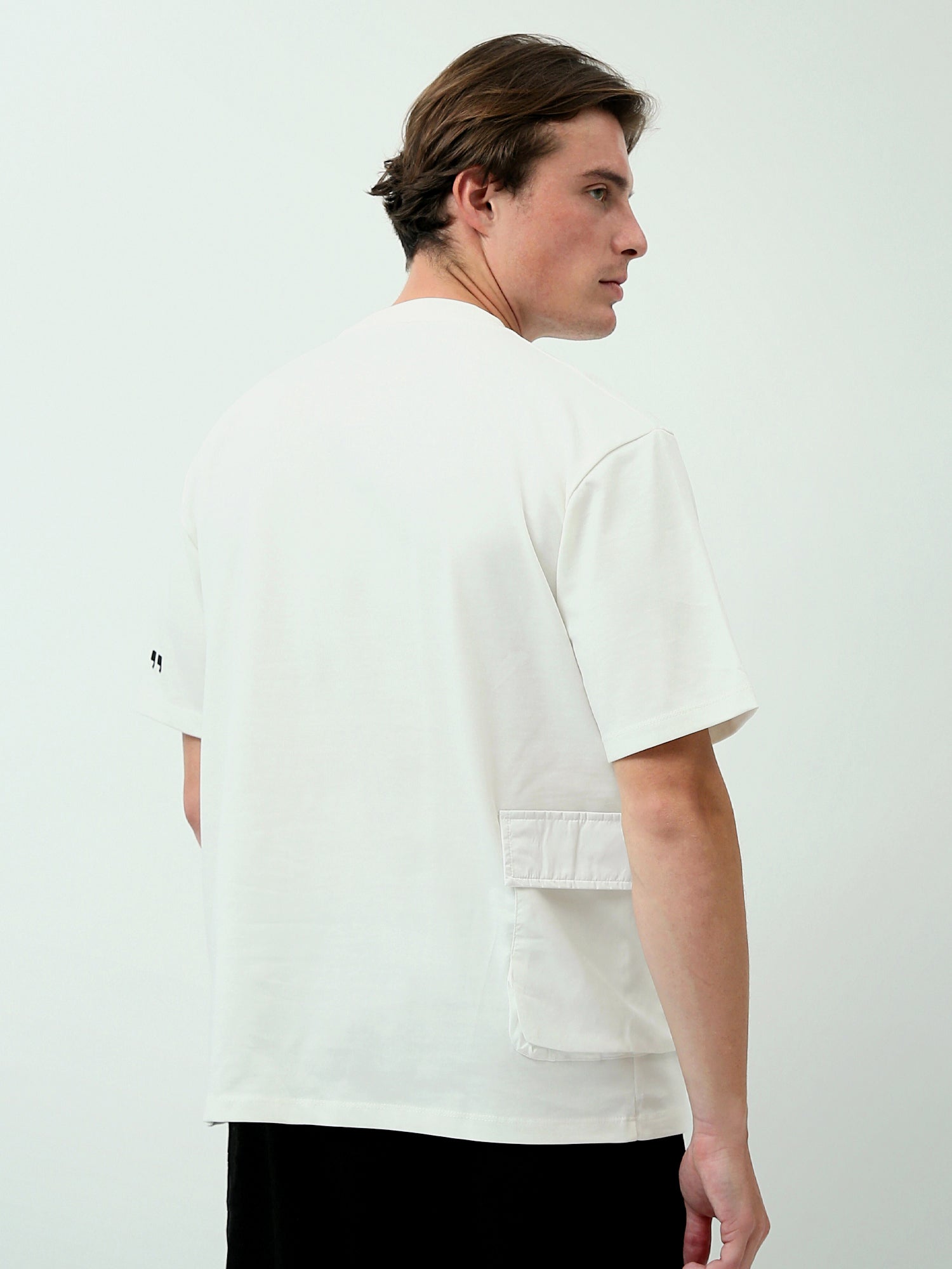 T-shirt Homme Blanc avec Design Moderne et Imprimé Audacieux -TSH24SPRO20147TM1