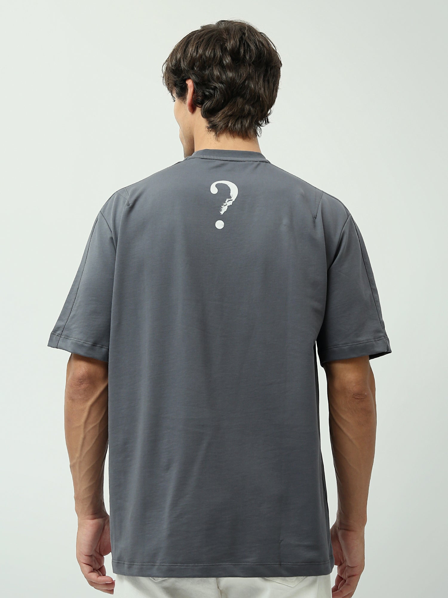 T-shirt homme gris avec imprimé To be or not to be - TSH24SPRO20162TM1