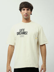 T-shirt Homme Off-White Imprimé “Life Dreams” – Style Urbain Moderne - TSH24SPRO20164TM1