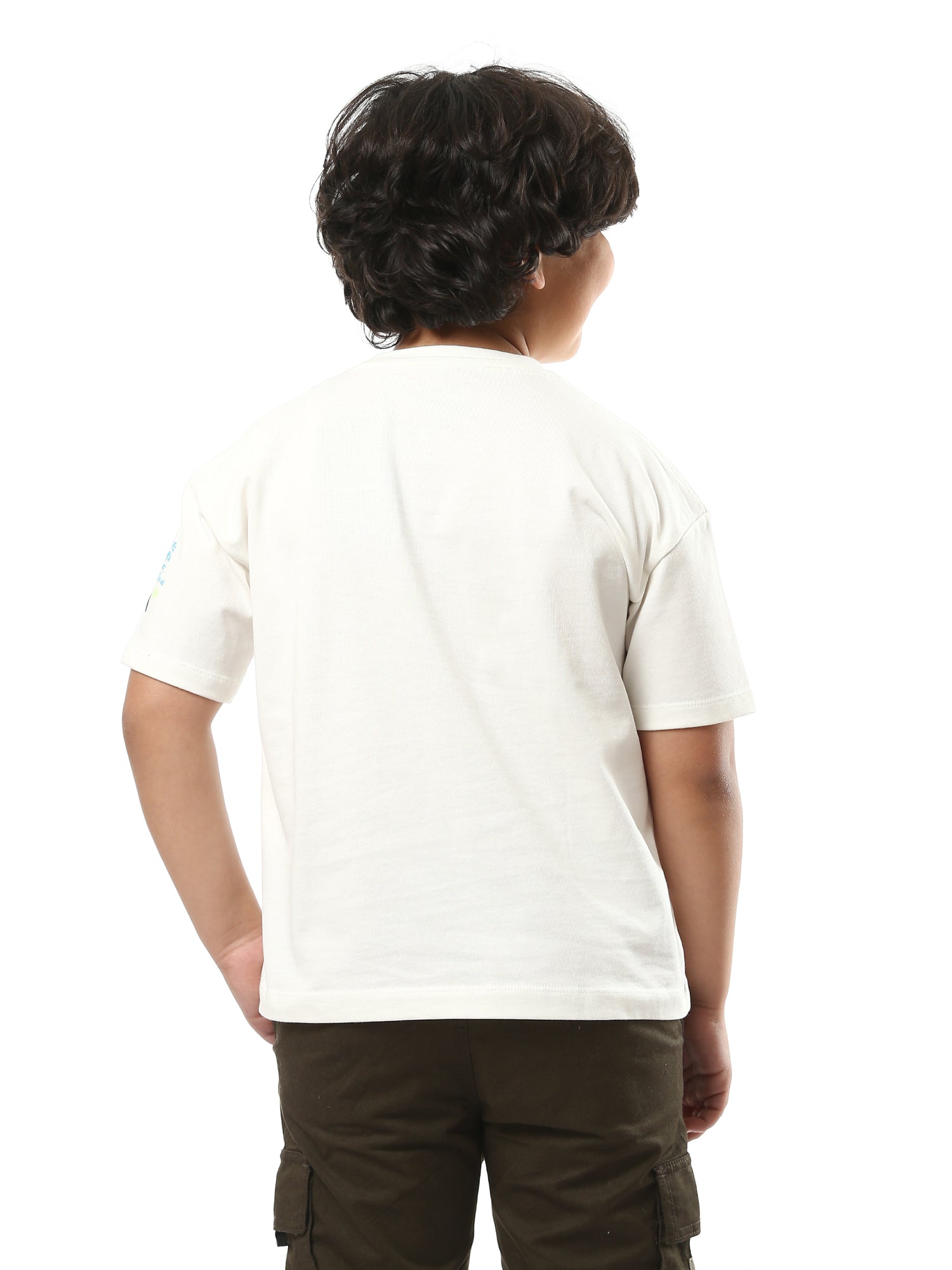 T-shirt pour garçon imprimé au design moderne et distinctif - TSH24SPRO32586TB1