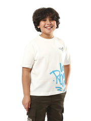 T-shirt pour garçon imprimé au design moderne et distinctif - TSH24SPRO32586TB1
