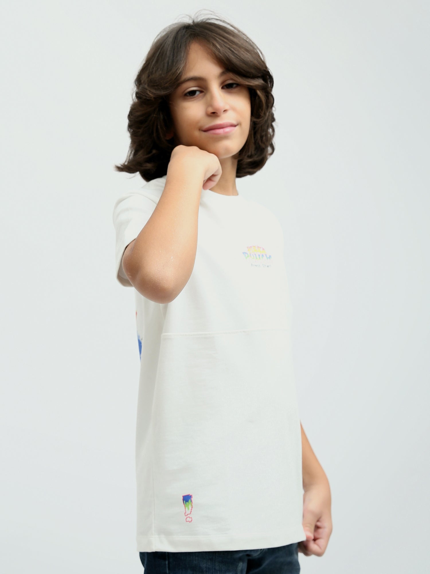 T-shirt Garçon – Imprimé ‘Pizza Punch’ – Style Ludique et Moderne - TSH24SPRO32590TB1