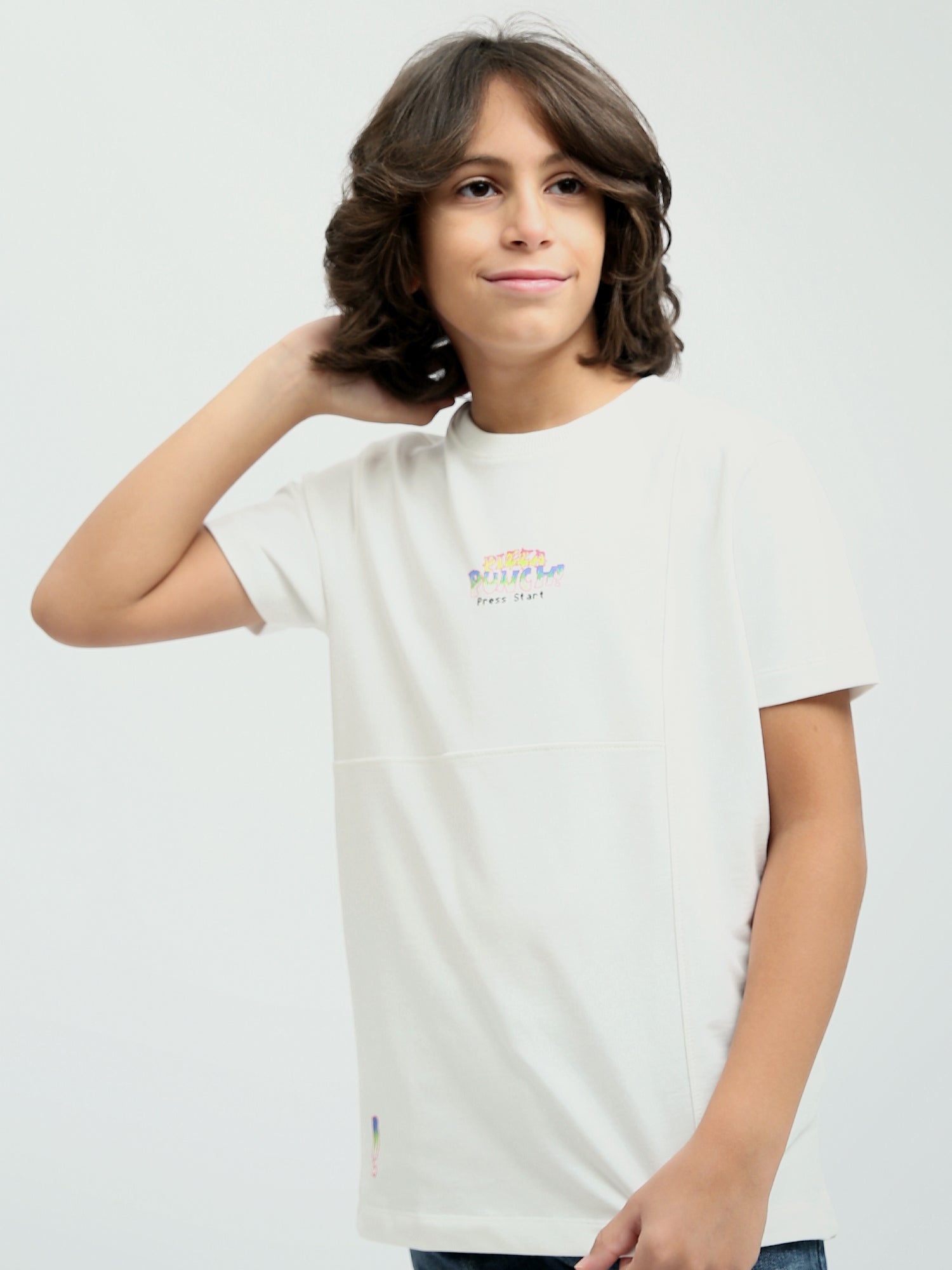 T-shirt Garçon – Imprimé ‘Pizza Punch’ – Style Ludique et Moderne - TSH24SPRO32590TB1