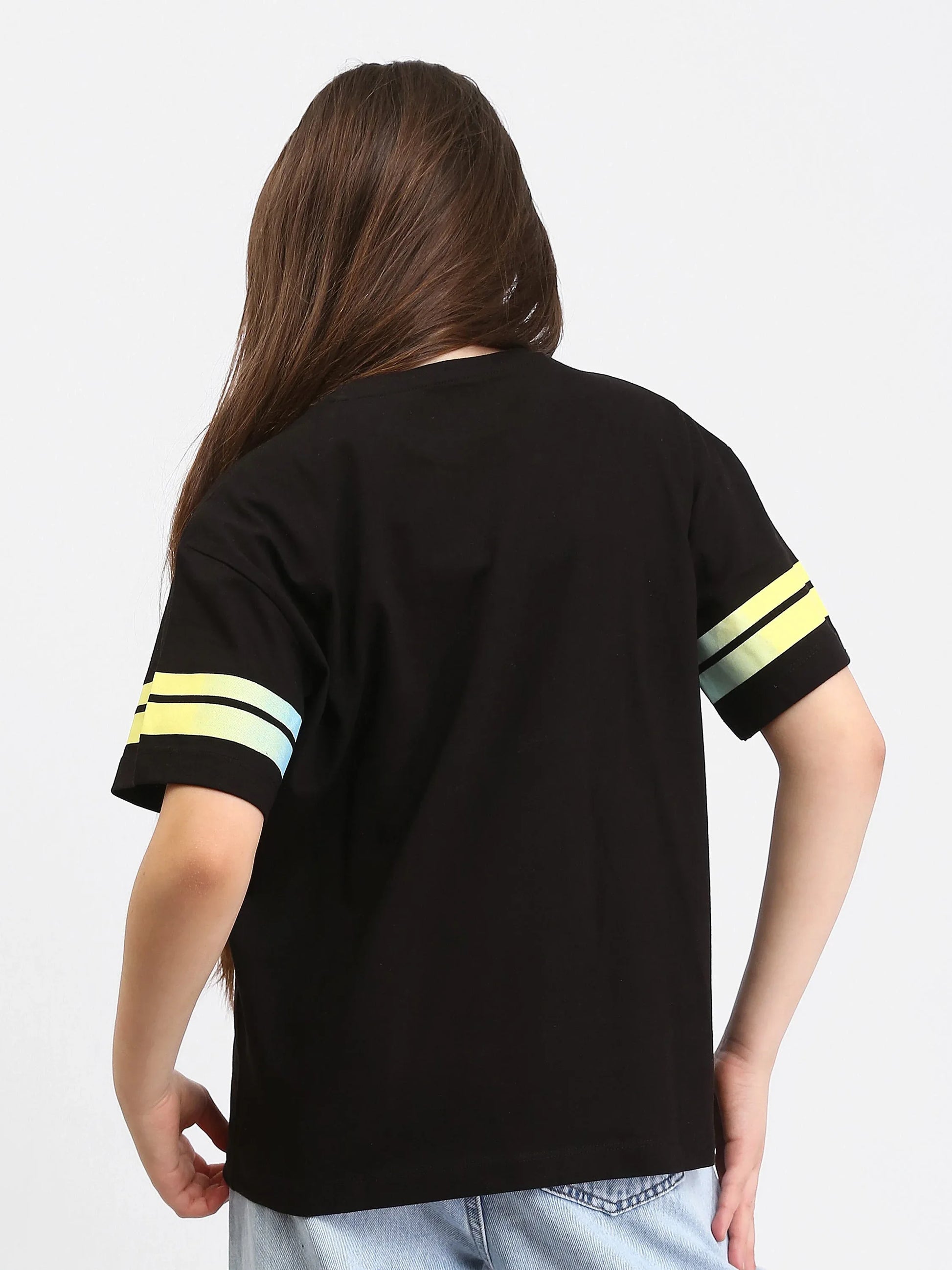 T-shirt fille Harry Potter Hogwarts noir et marron - TSH24SPRO70878MR1 - Justyol