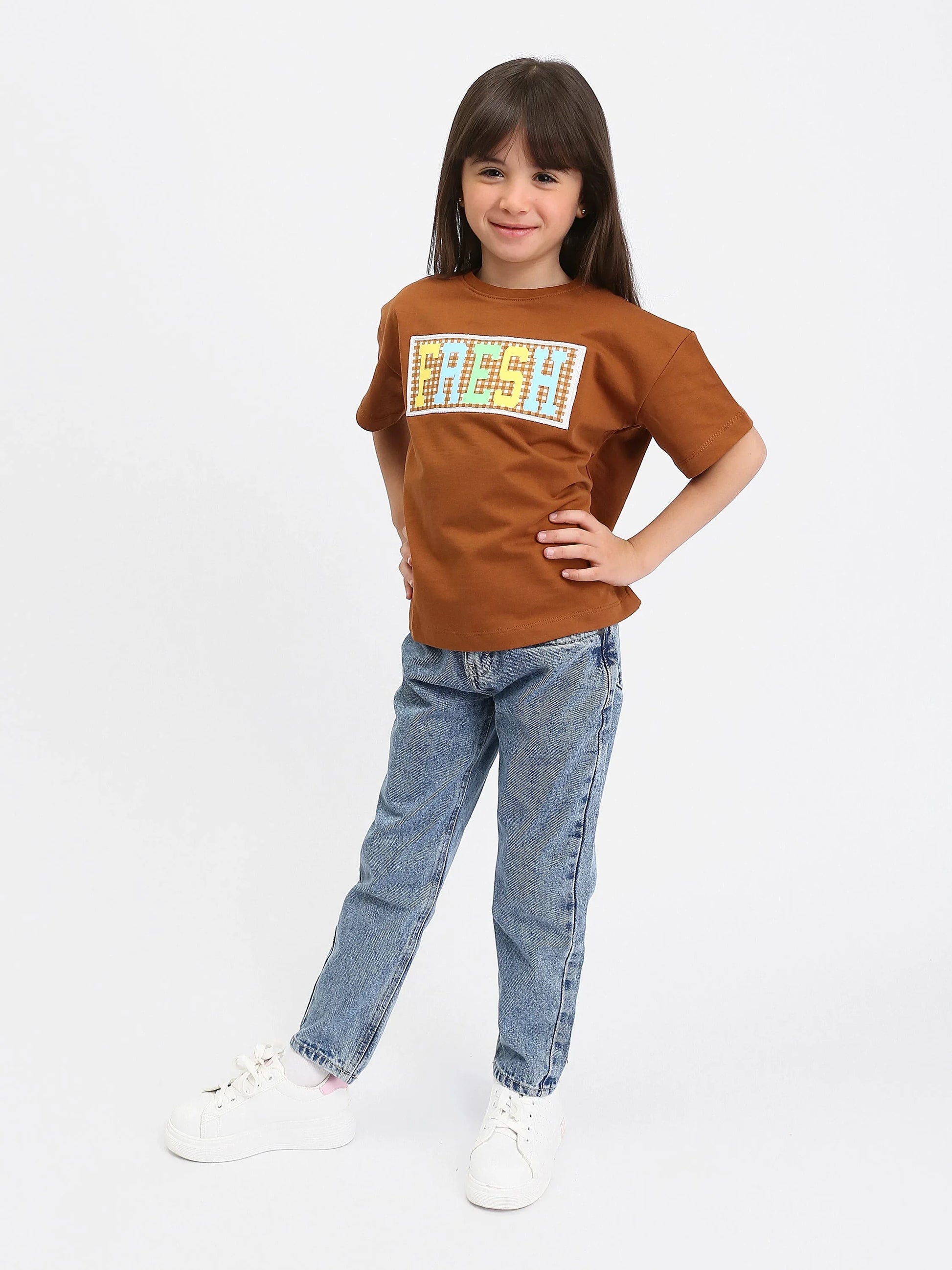 T-shirt "FRESH" pour Filles Adolescents - TSH24SPRO70906MG1 - Justyol
