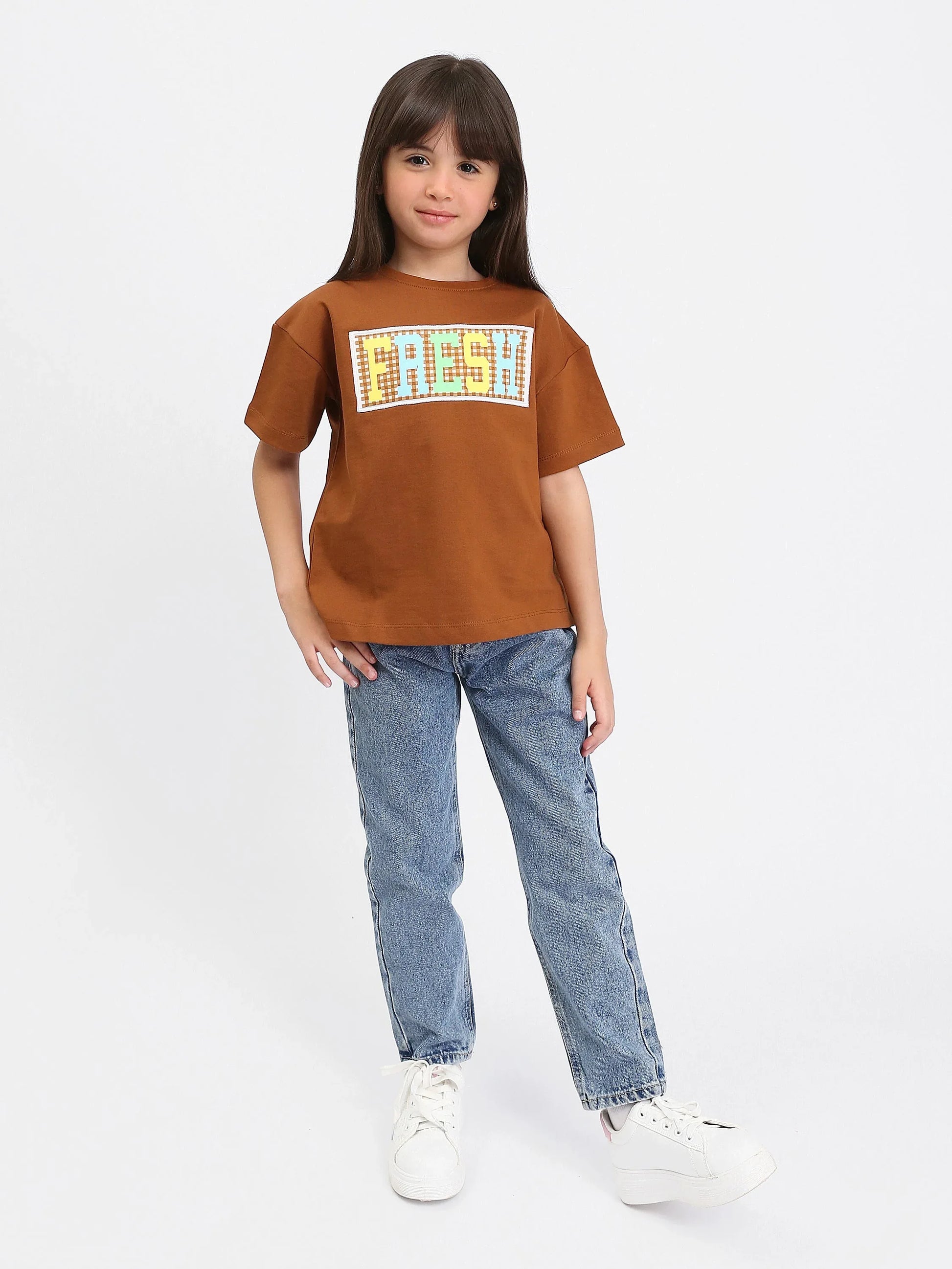 T-shirt "FRESH" pour Filles Adolescents - TSH24SPRO70906MG1 - Justyol