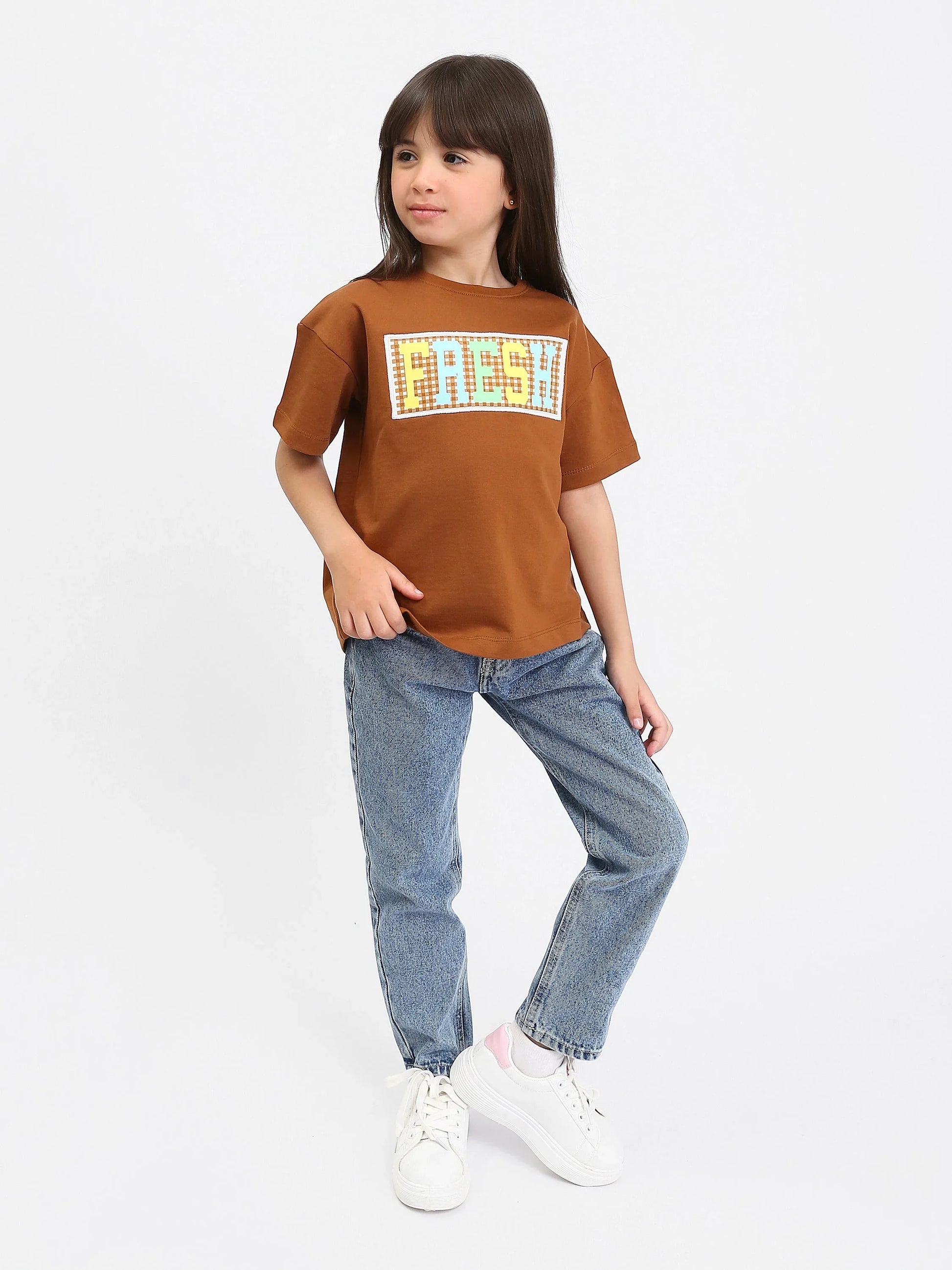 T-shirt "FRESH" pour Filles Adolescents - TSH24SPRO70906MG1 - Justyol
