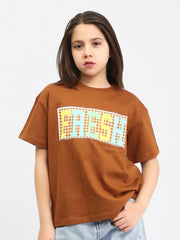 T-shirt "FRESH" pour Filles Adolescents - TSH24SPRO70906MR1 - Justyol