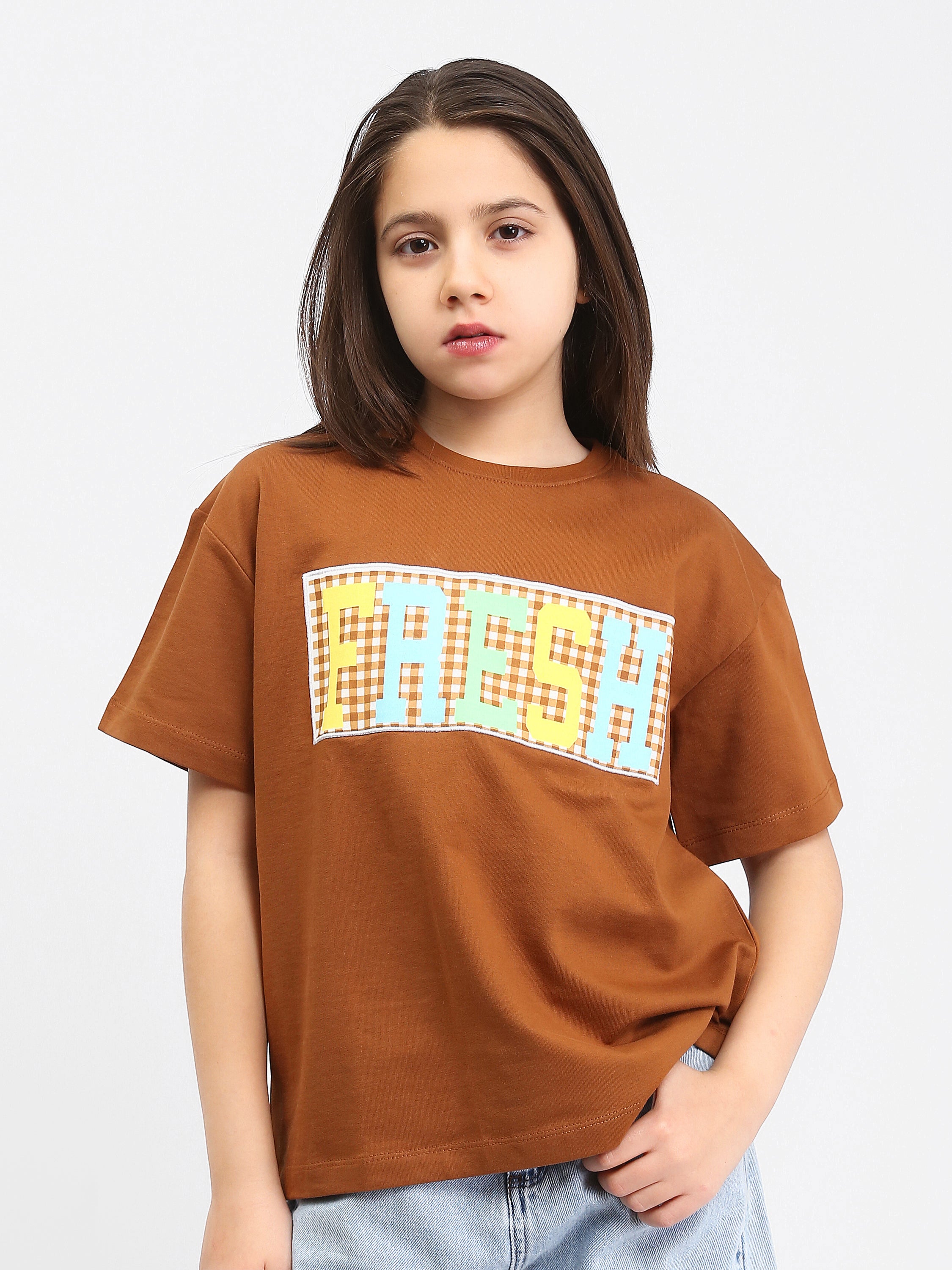 T-shirt "FRESH" pour Filles Adolescents - TSH24SPRO70906MR1