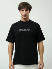 T-shirt homme avec imprimé à mots motivants - TSH24SPRS20029TM1