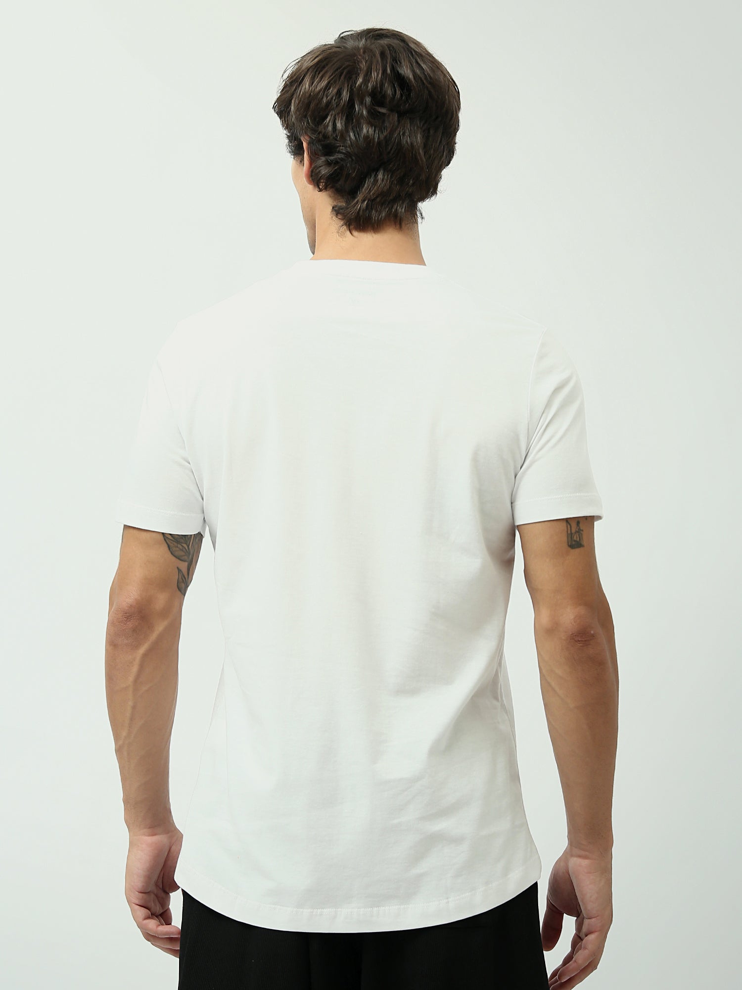 T-shirt Homme Minimaliste à Message Imprimé - TSH24SPRS20265TM1