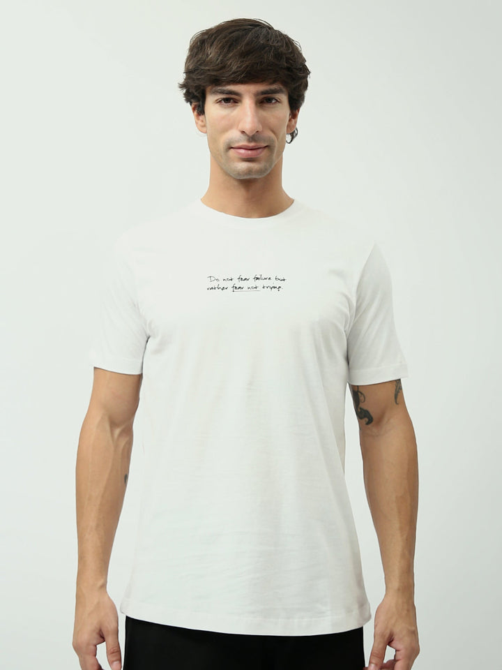 T-shirt Homme Minimaliste à Message Imprimé - TSH24SPRS20265TM1