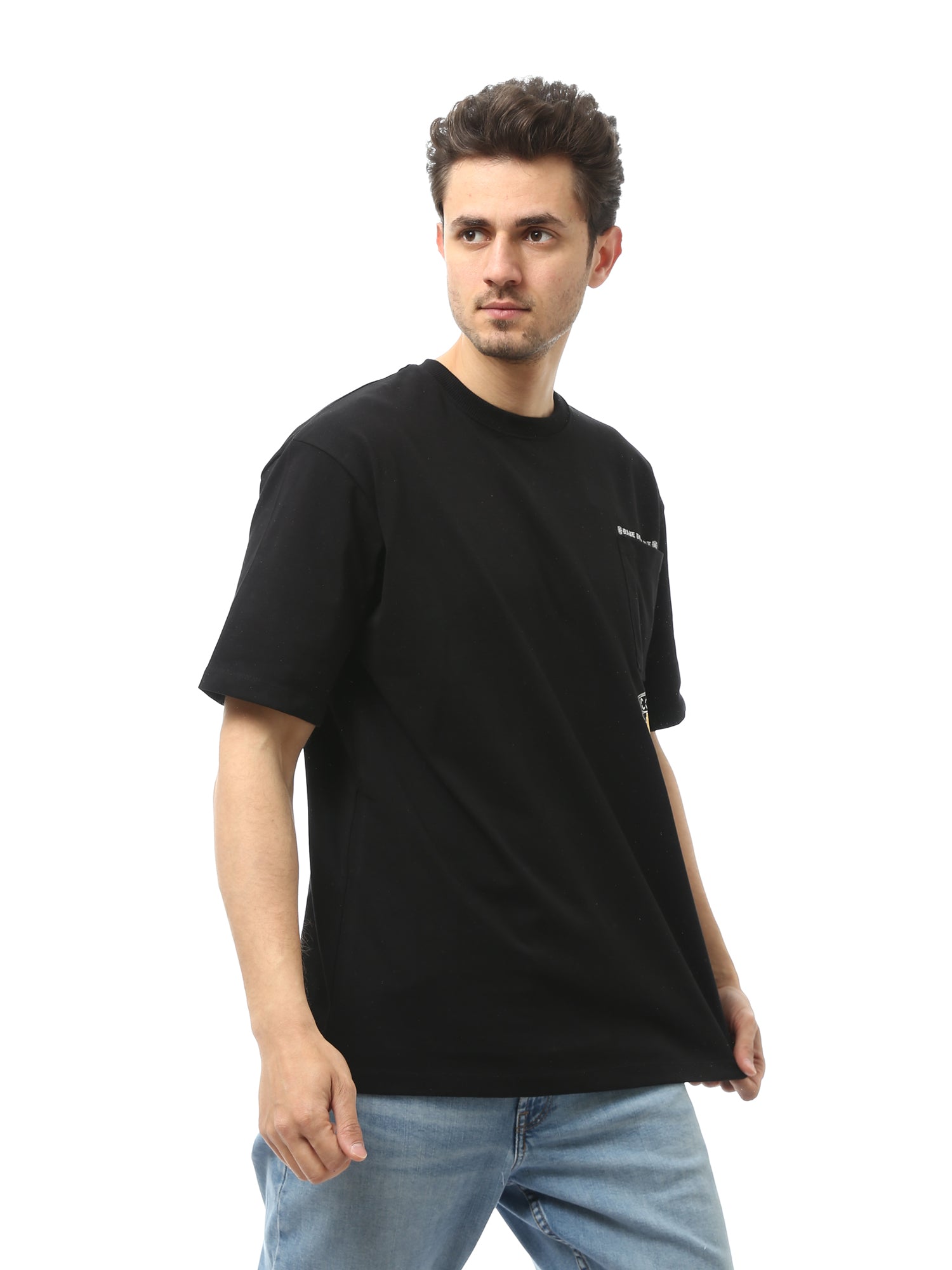 T-shirt Homme à Imprimé Graphique – Style Urbain et Confort - TSH24SPRS20914TM1