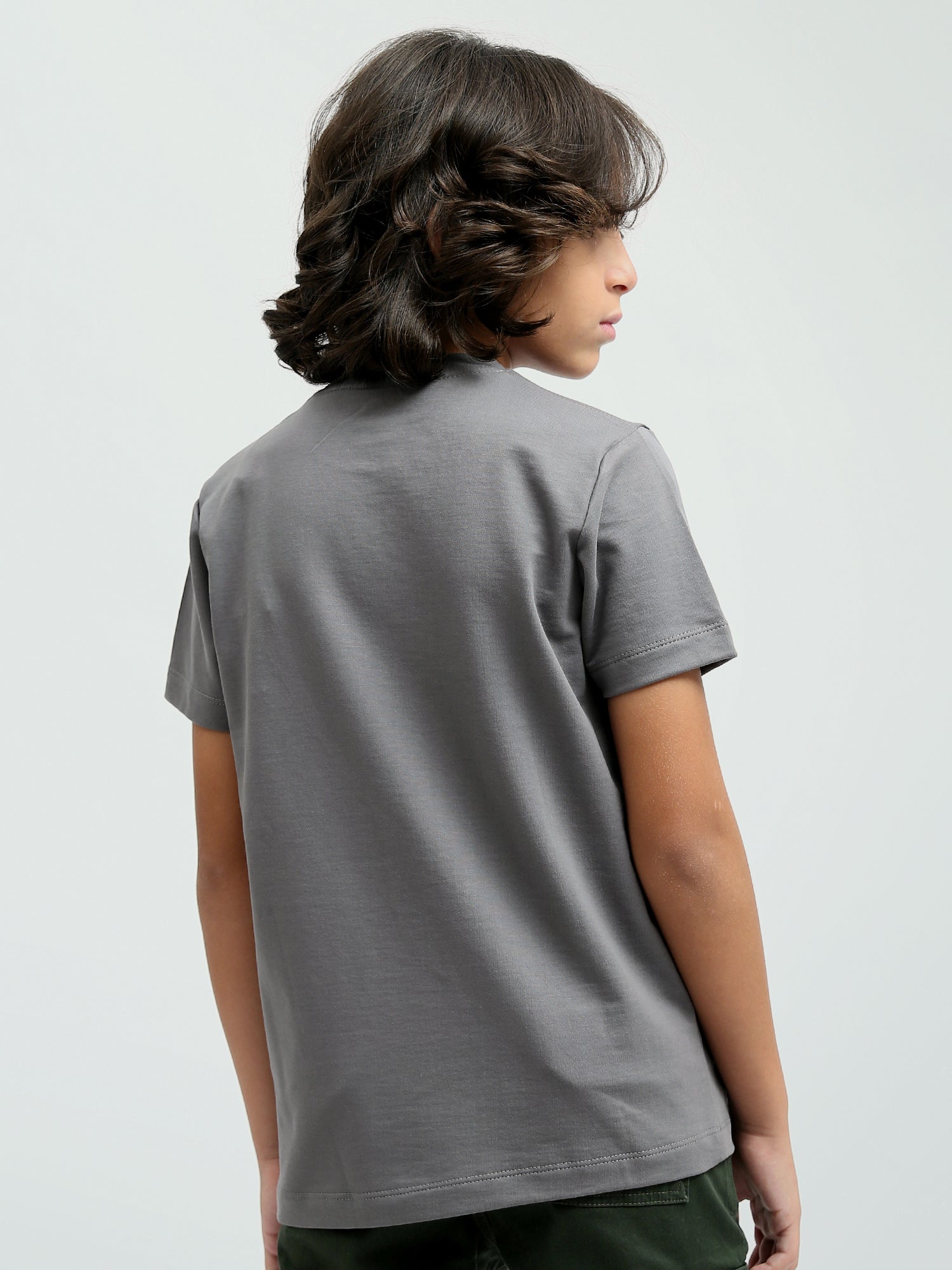 T-shirt Enfant avec Imprimé "OUR RULES" – Style Moderne et Confortable - TSH24SPRS32626TB1