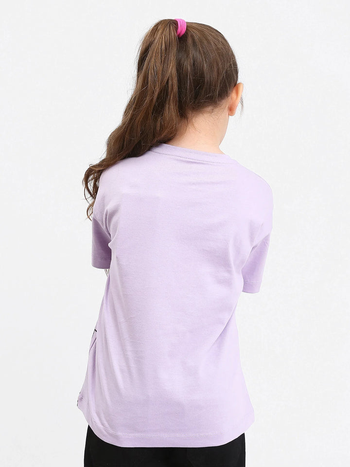 T-shirt Enfant "Ariel et Poisson" - Disney, Disponible en Violet et Jaune - TSH24SPRS70902MG1