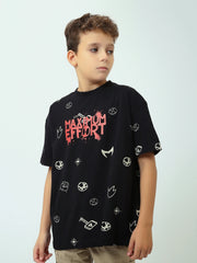 T-shirt Garçon Oversize Imprimé Maximum Effort – TSH25SARS32744TB1