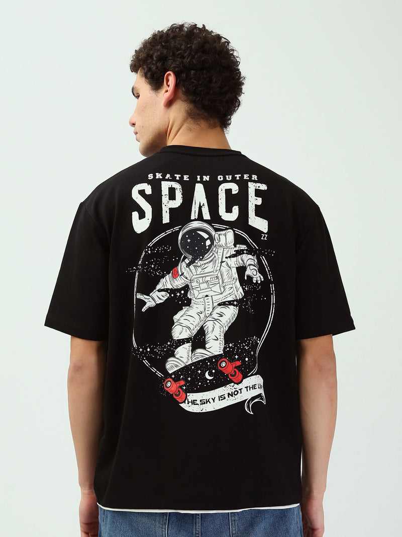 T-Shirt Oversize Homme à Imprimé Graphique – Style Streetwear - TSH25SBRS20530TM1