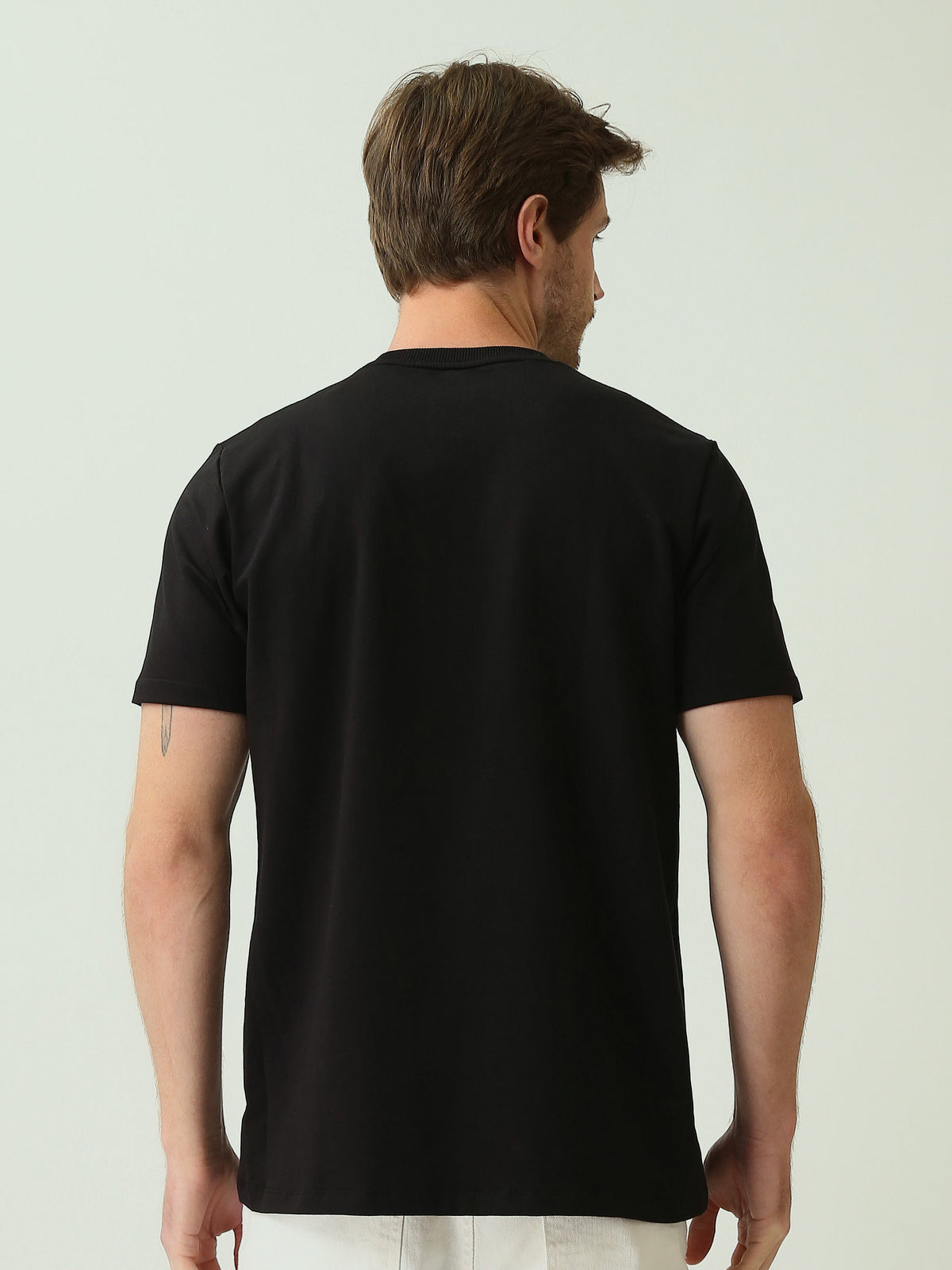 T-Shirt Homme Regular Fit Uni à Col Rond - TSH25SBRS20555TM1
