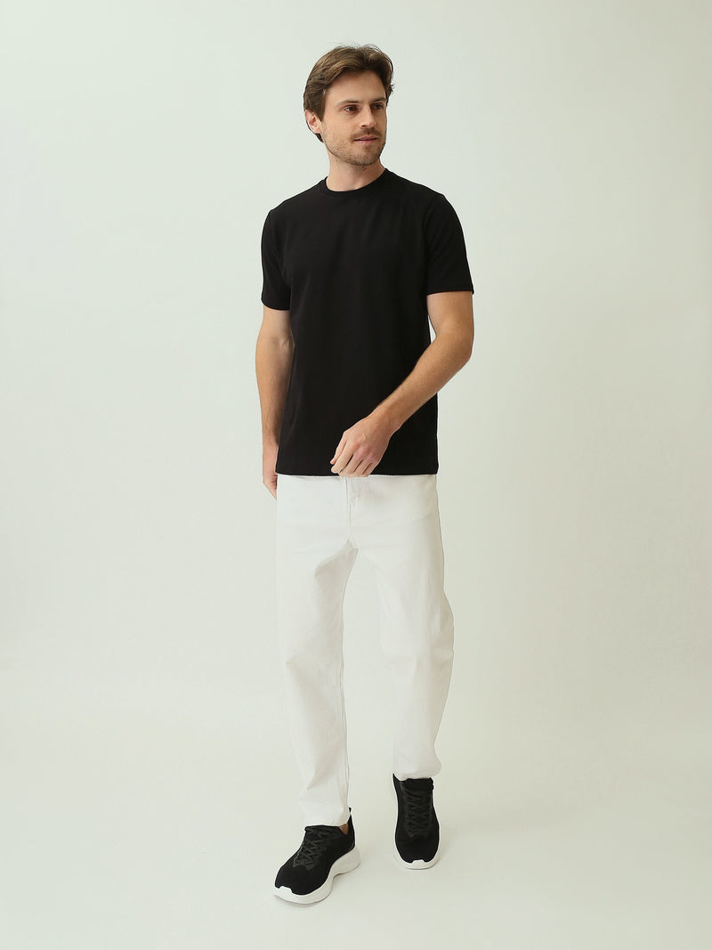 T-Shirt Homme Regular Fit Uni à Col Rond - TSH25SBRS20555TM1