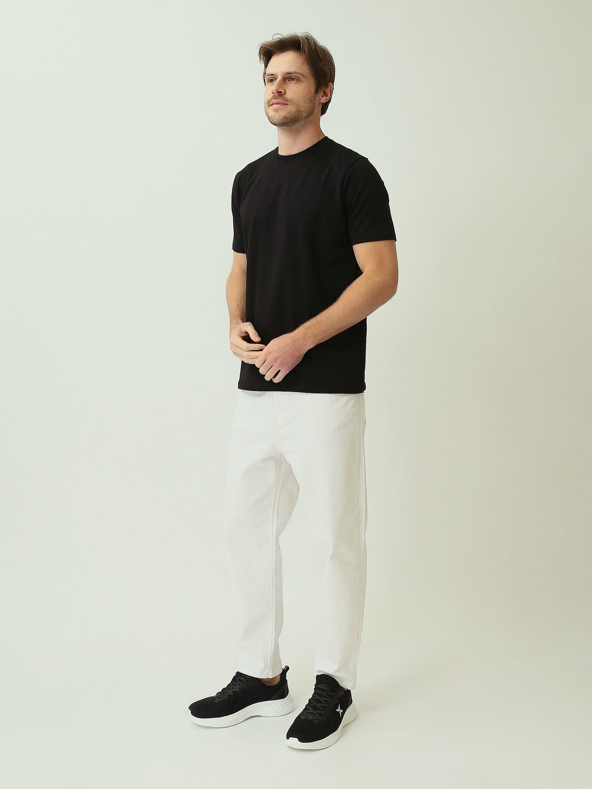 T-Shirt Homme Regular Fit Uni à Col Rond - TSH25SBRS20555TM1