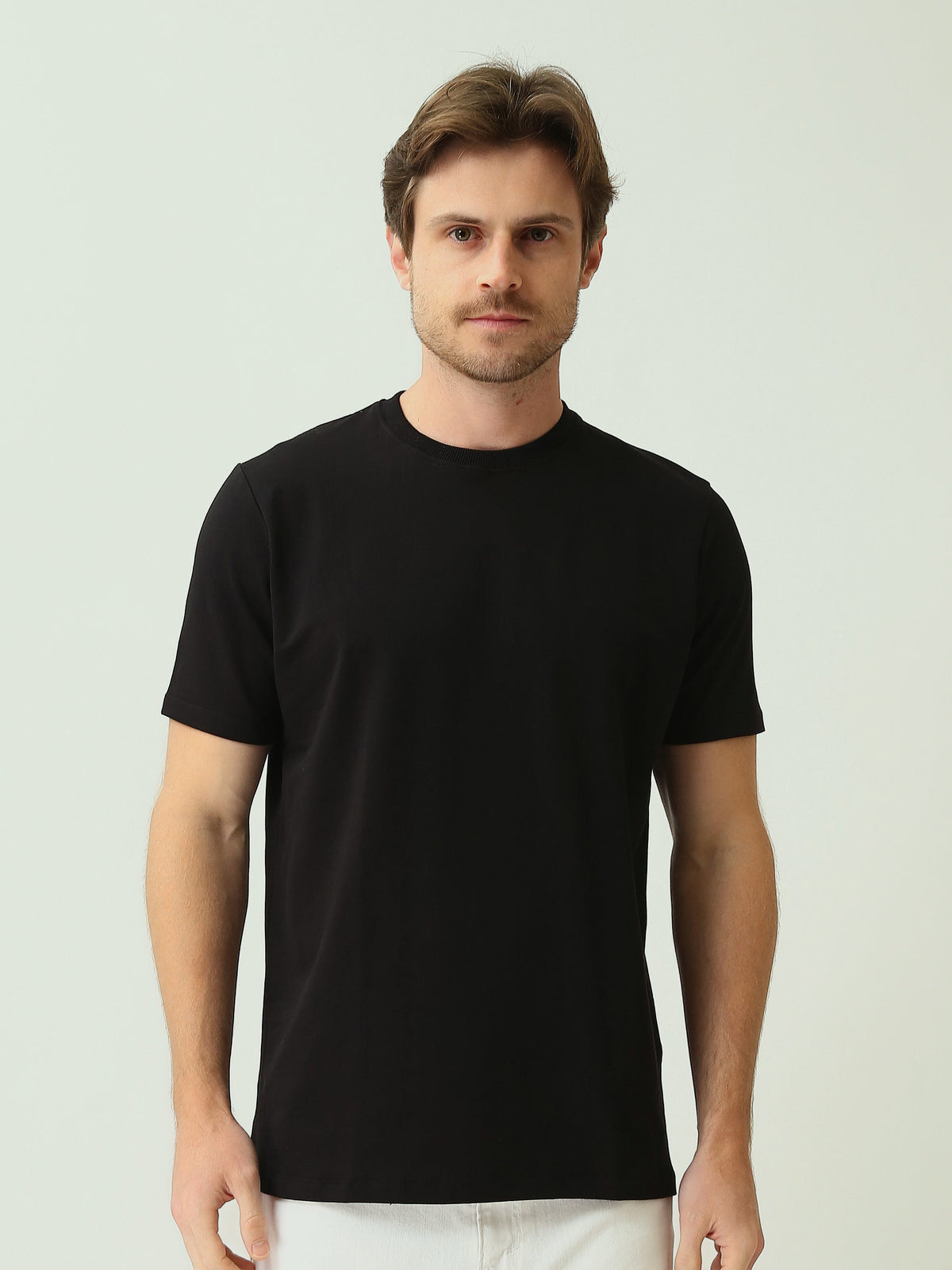 T-Shirt Homme Regular Fit Uni à Col Rond - TSH25SBRS20555TM1