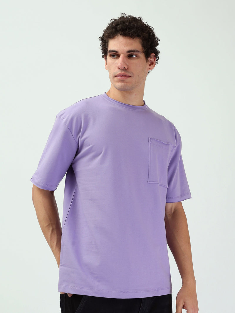 T-Shirt Homme Oversize avec Poche Poitrine - TSH25SERO20328TM1