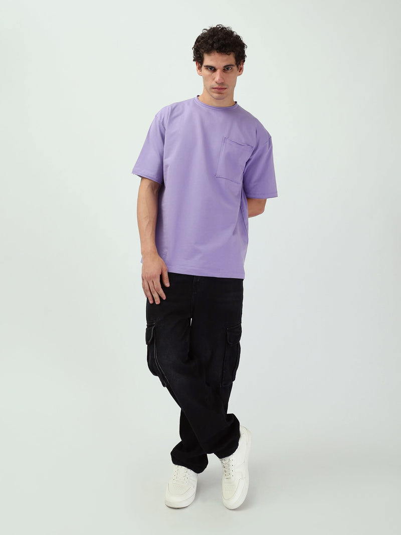 T-Shirt Homme Oversize avec Poche Poitrine - TSH25SERO20328TM1