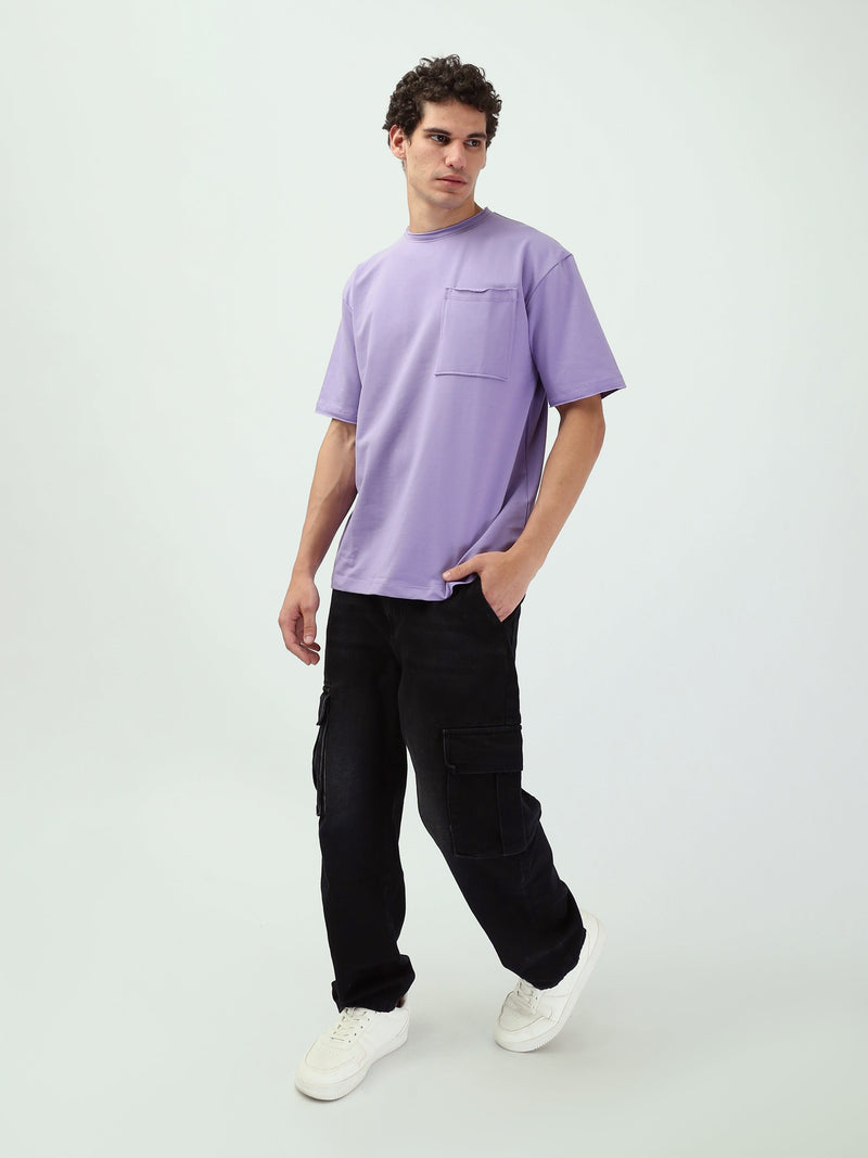 T-Shirt Homme Oversize avec Poche Poitrine - TSH25SERO20328TM1
