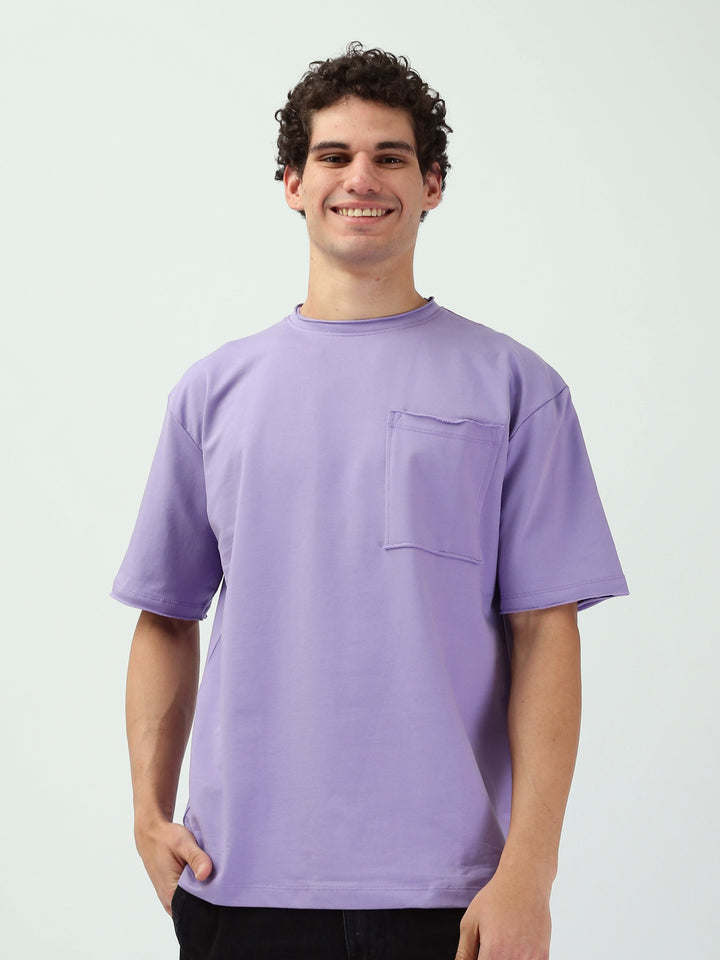 T-Shirt Homme Oversize avec Poche Poitrine - TSH25SERO20328TM1