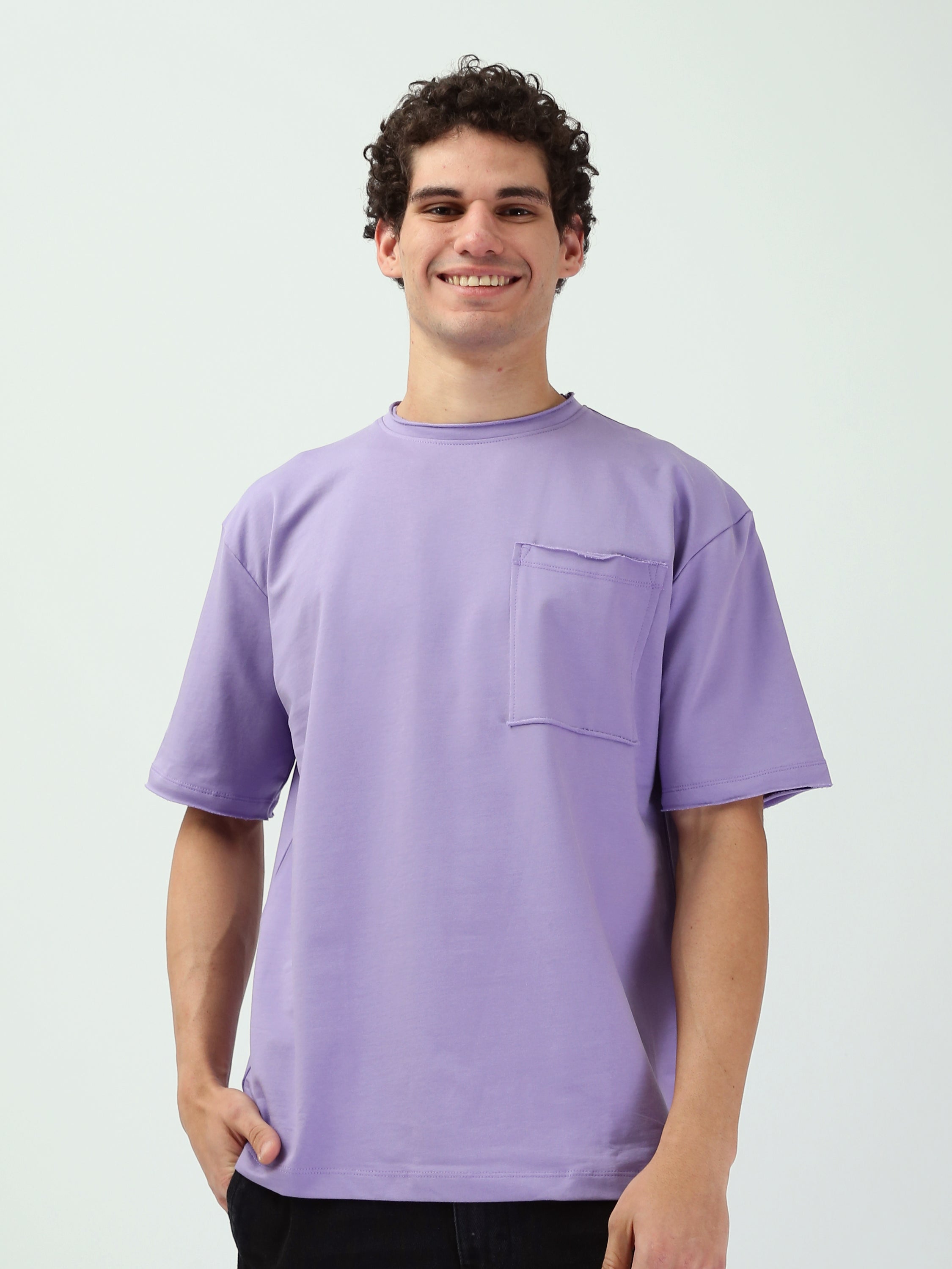 T-Shirt Homme Oversize avec Poche Poitrine - TSH25SERO20328TM1
