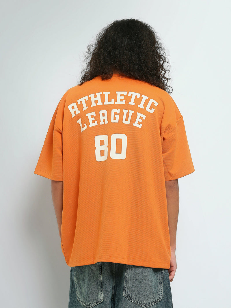 T-shirt Homme Oversize à Slogan Imprimé Streetwear - TSH25SPR20273TM1