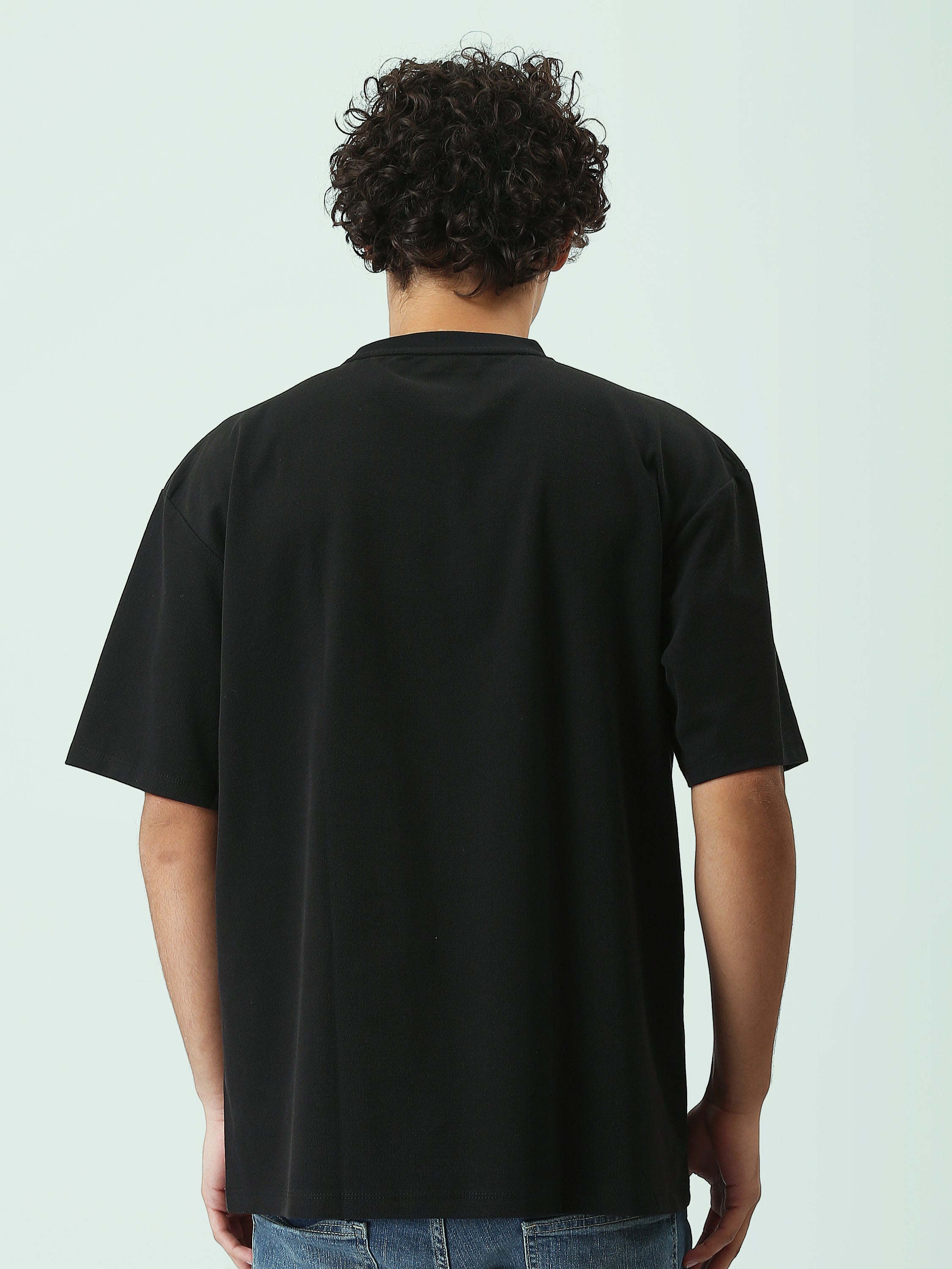 T-shirt Homme Oversize à Imprimé Graphique Streetwear - TSH25SPR20277TM1