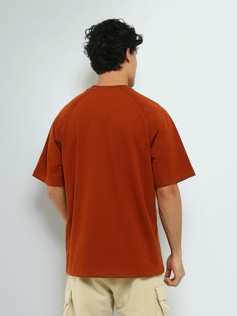 T-Shirt Homme Oversize à Petit Imprimé – Style Urbain - TSH25SPR20280TM1