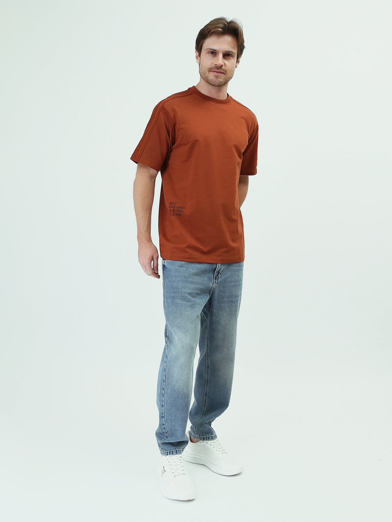 T-shirt Homme Oversize Minimaliste à Manches Courtes - TSH25SPR20331TM1