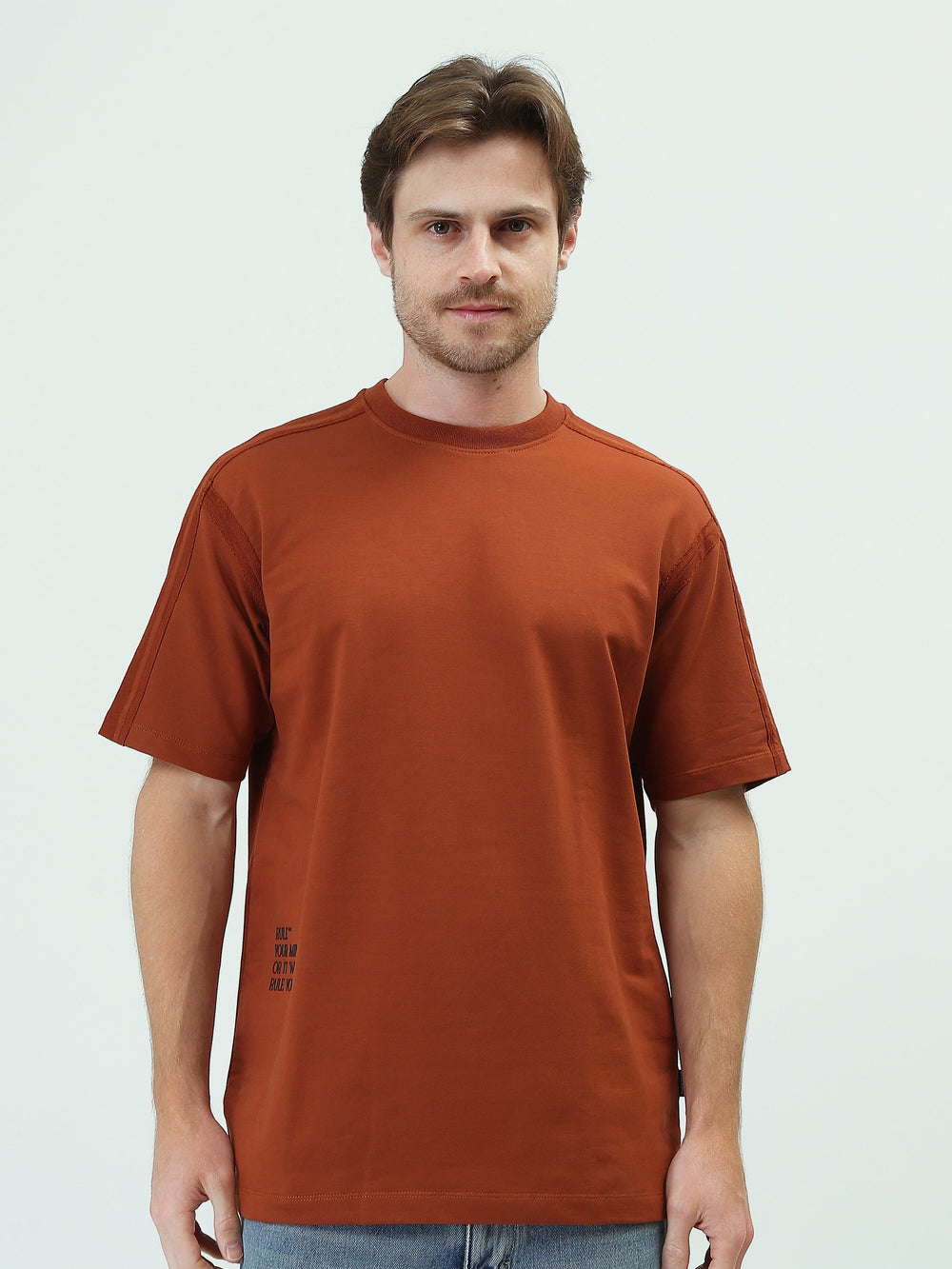 T-shirt Homme Oversize Minimaliste à Manches Courtes - TSH25SPR20331TM1