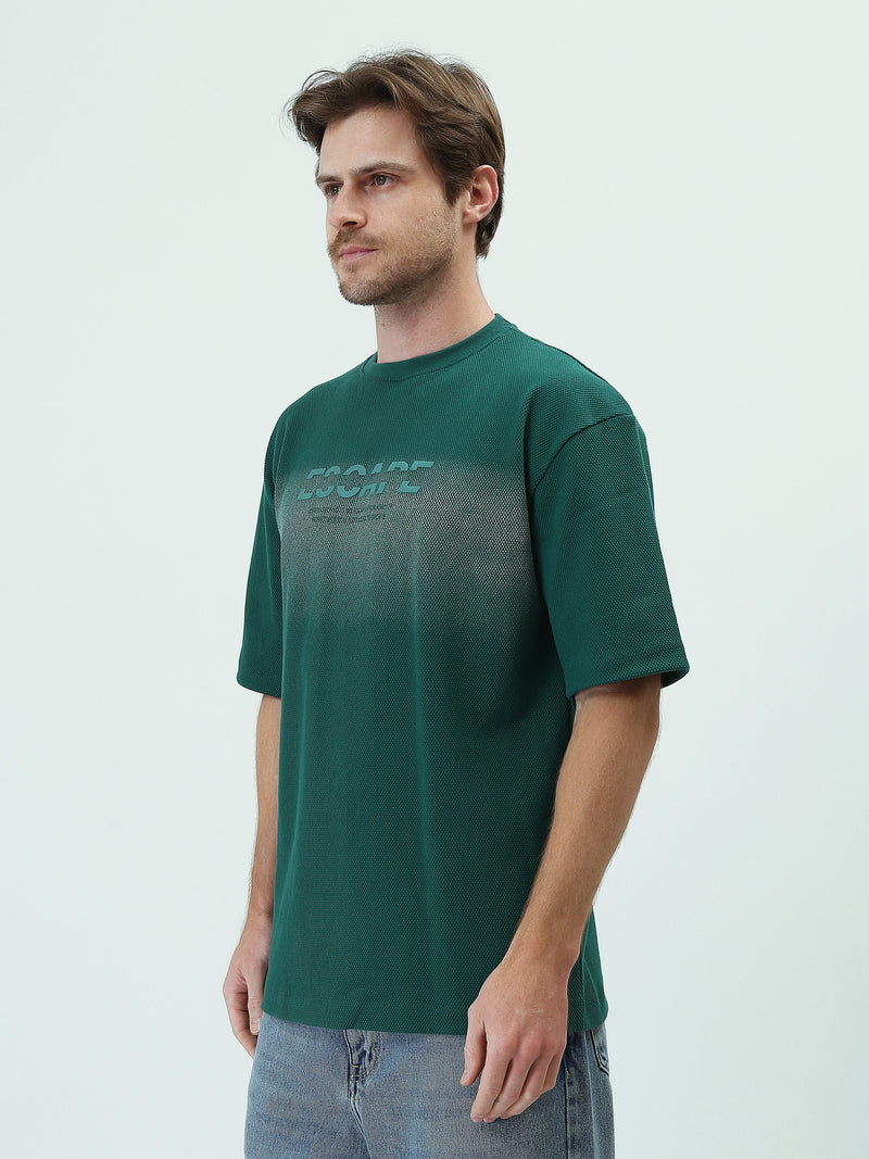 T-shirt Graphique Vert pour Homme - Look Moderne et Confortable - TSH25SPR20348TM1