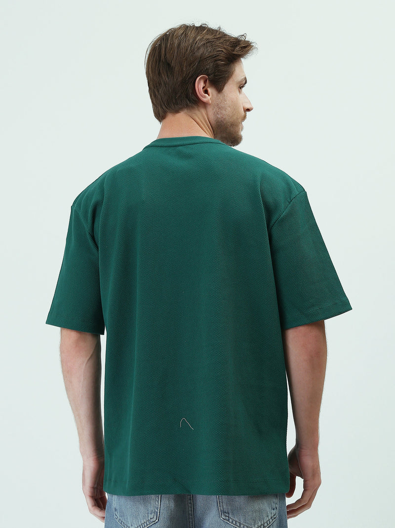 T-shirt Graphique Vert pour Homme - Look Moderne et Confortable - TSH25SPR20348TM1