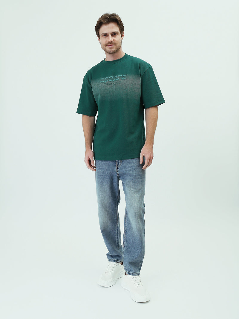 T-shirt Graphique Vert pour Homme - Look Moderne et Confortable - TSH25SPR20348TM1