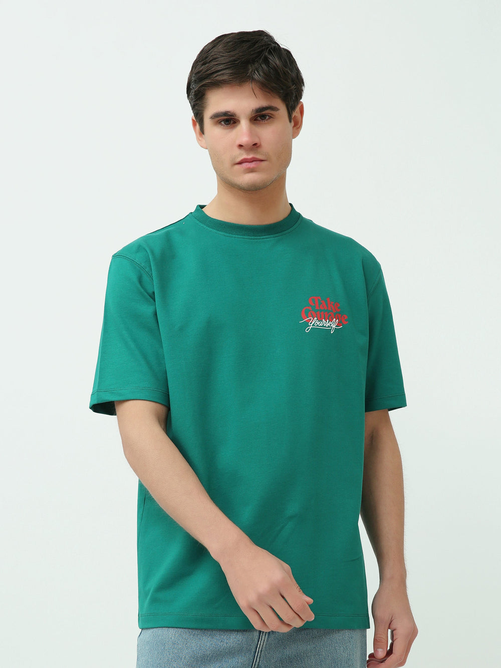 T-Shirt Homme à Imprimé Poitrine – Style Casual Moderne - TSH25SPRO20255TM1
