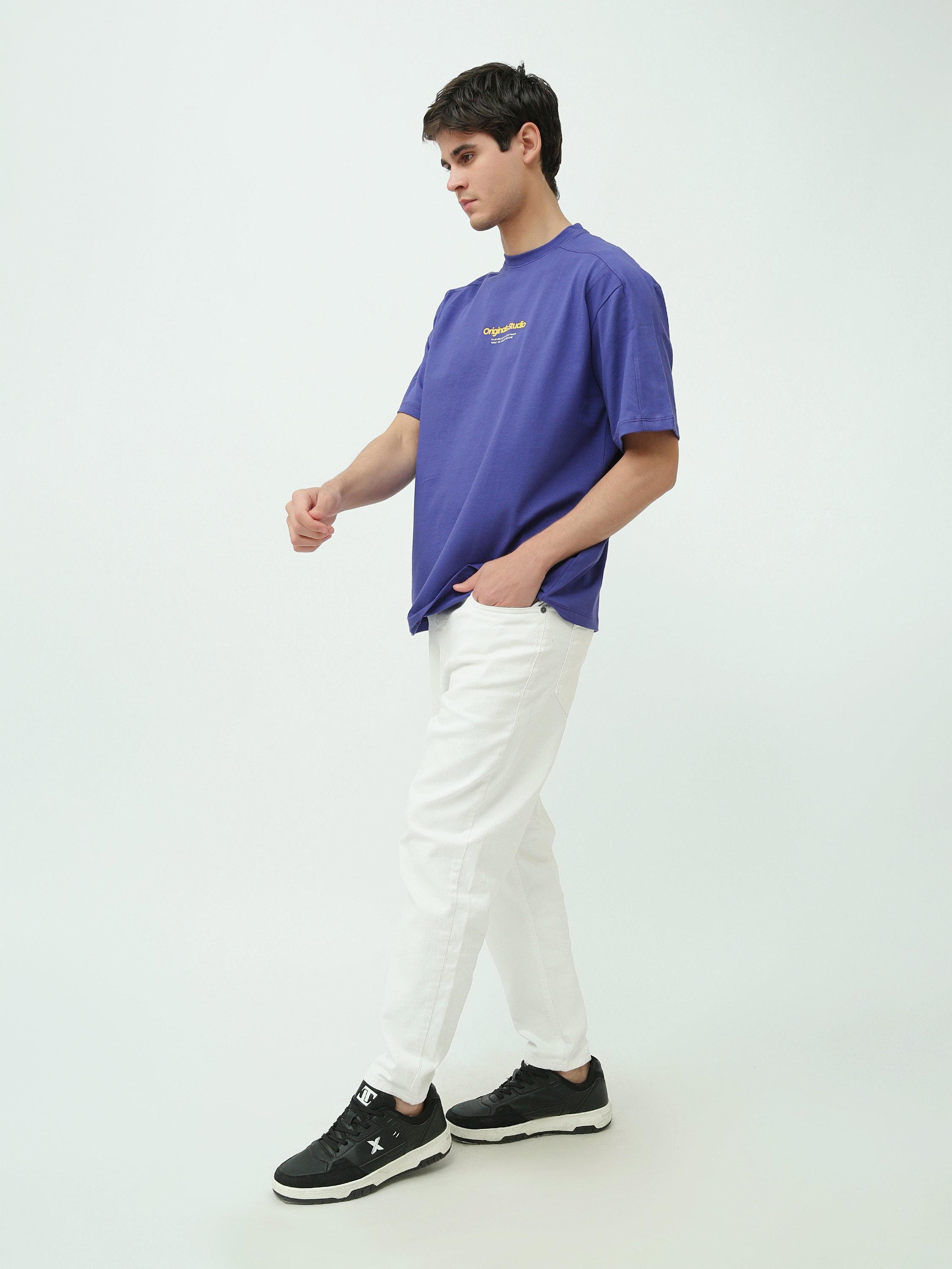 T-shirt Homme avec Imprimé – Style Décontracté et Moderne - TSH25SPRO20257TM1