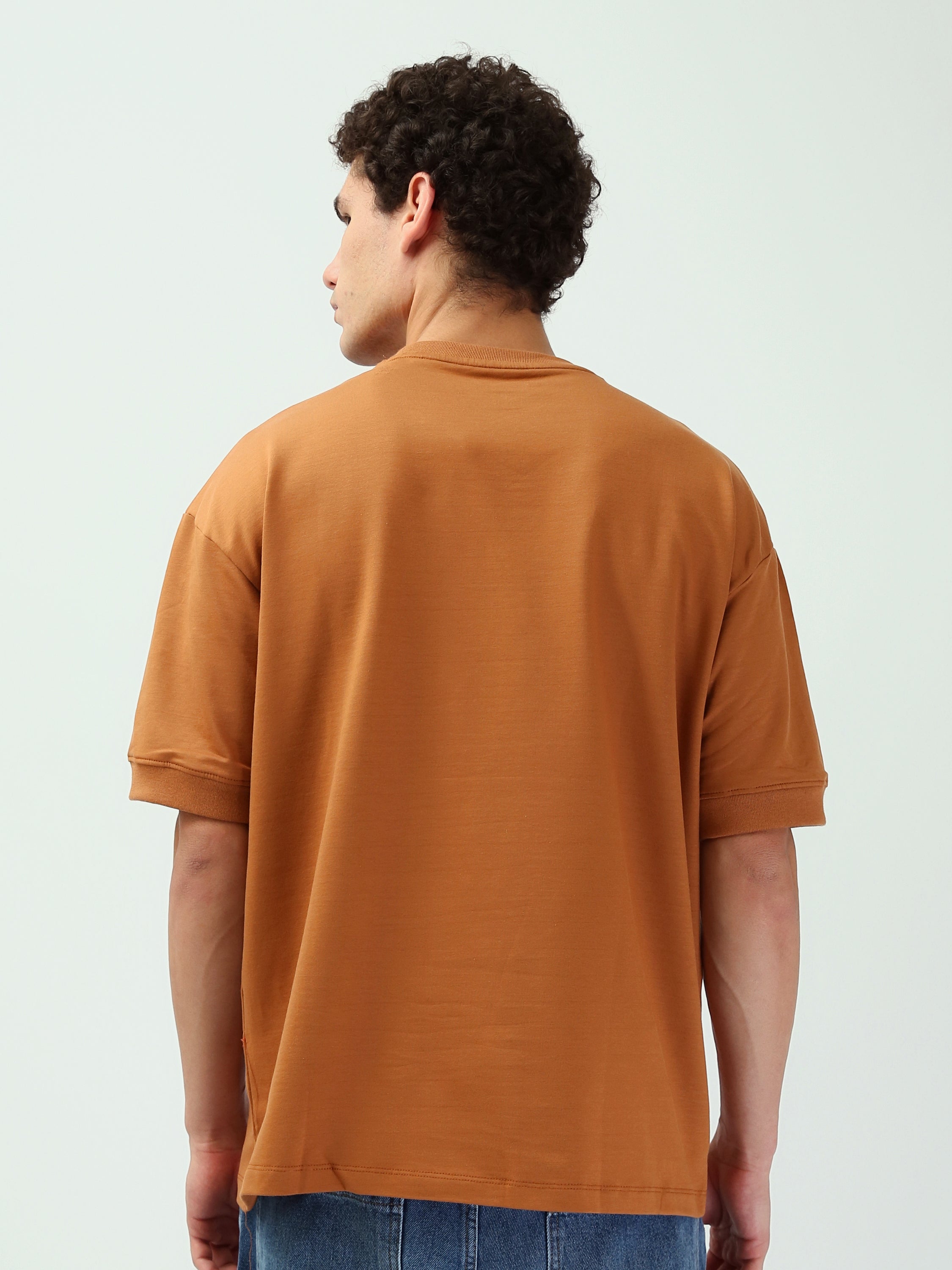 T-shirt noir homme "way to win" – Coupe loose et style décontracté - TSH25SPRO20266TM1