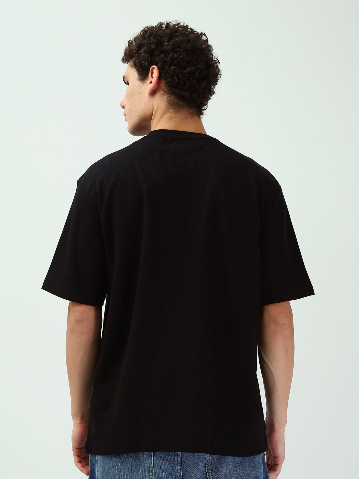 T-shirt Homme Oversize Imprimé avec Col Rond - TSH25SPRO20305TM1