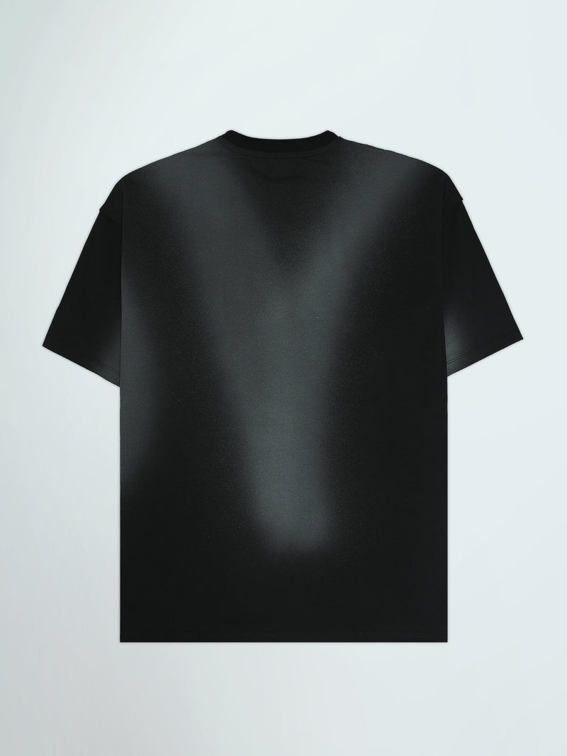 T-Shirt Homme Oversize à Imprimé Typographique Streetwear - TSH25SPRO20343TM1
