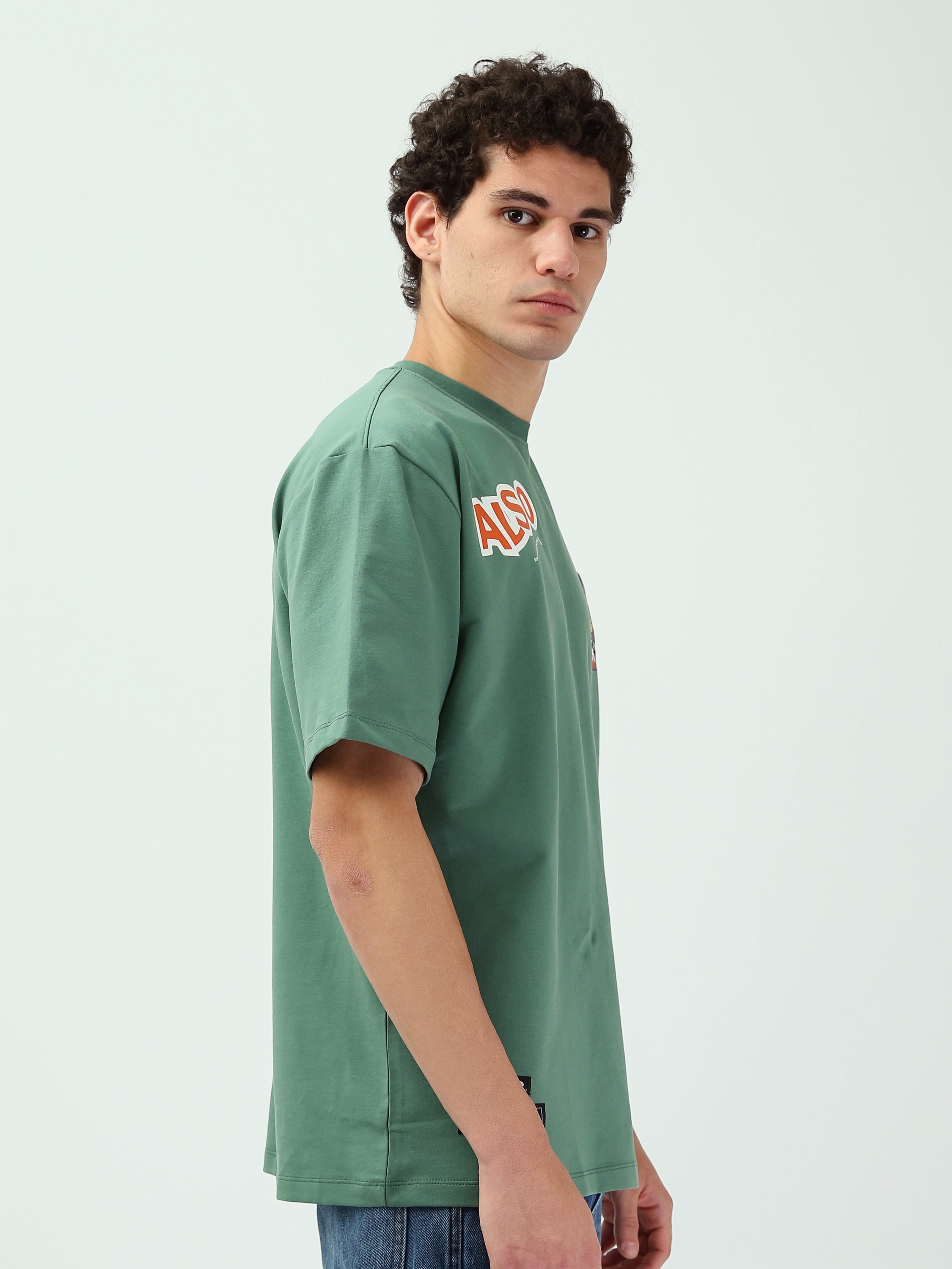 T-shirt Homme Oversize Imprimé Style Streetwear - TSH25SPRO20360TM1