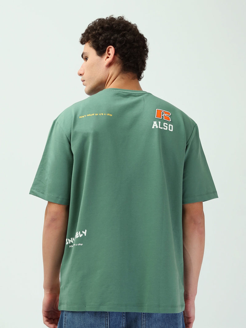 T-shirt Homme Oversize Imprimé Style Streetwear - TSH25SPRO20360TM1