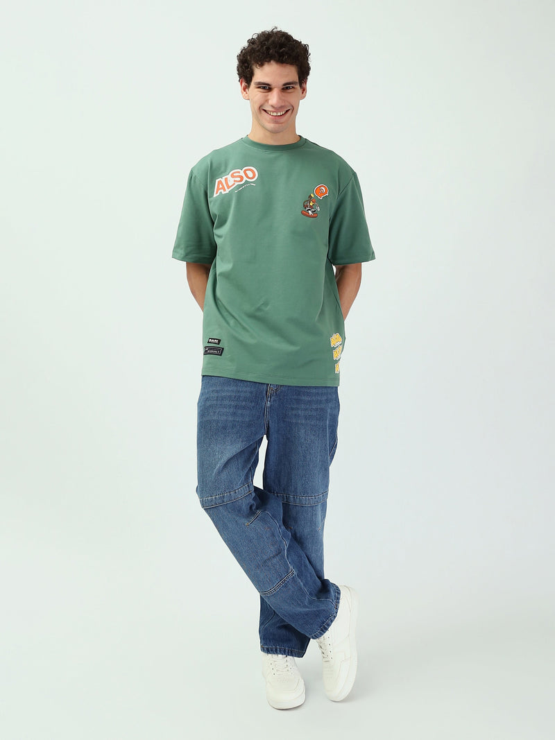T-shirt Homme Oversize Imprimé Style Streetwear - TSH25SPRO20360TM1