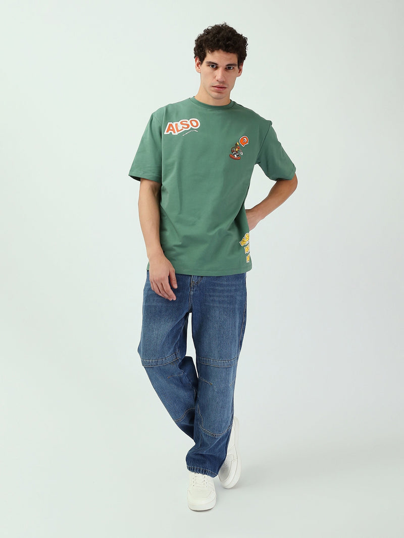 T-shirt Homme Oversize Imprimé Style Streetwear - TSH25SPRO20360TM1